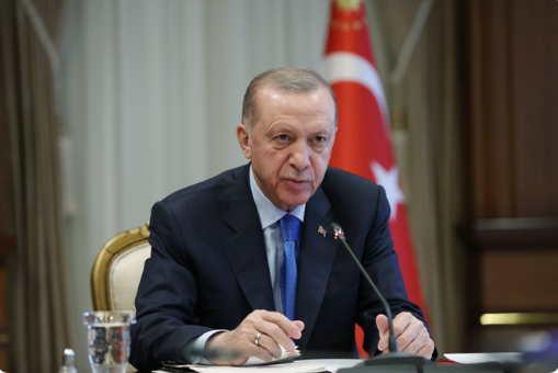 Cumhurbaşkanımız Recep Tayyip Erdoğan,Uluslararası Bağışçılar Konferansı’na, Cumhurbaşkanlığı Külliyesi’nden canlı bağlantıyla katıldı.