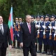 Cumhurbaşkanımız Erdoğan, Nahçıvan Özerk Cumhuriyeti Yüksek Meclisi’nde resmî törenle karşılandı